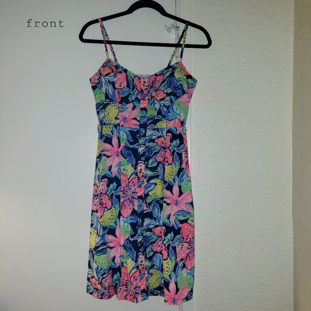 Lilly Pulitzer Easton Swing Dress Bold Floral